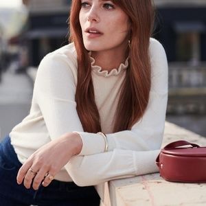 Sézane & Eric Bompard Sweater Batignolles XS NWT